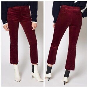 Joie Burgundy Cropped Pants